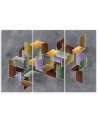 Puzzle 3D - obraz nowoczesny do pokoju młodzieżowego