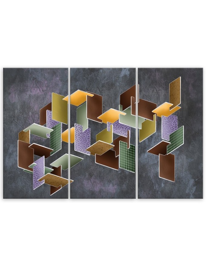 Obraz Puzzle 3D - nowoczesny do pokoju dziennego