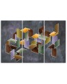 Obraz Puzzle 3D - nowoczesny do pokoju dziennego