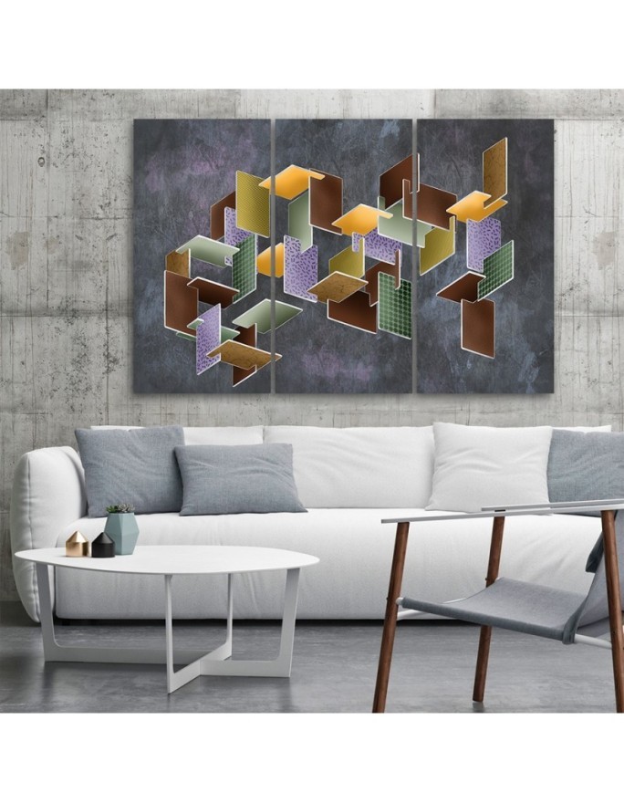 Obraz Puzzle 3D - nowoczesny do pokoju dziennego