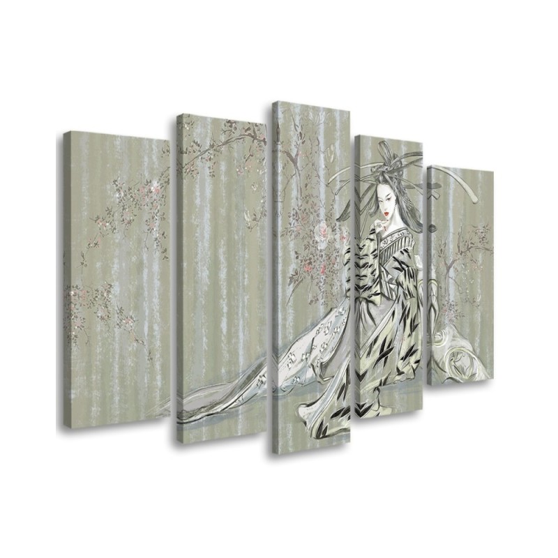 Leinwandbild - Traditioneller japanischer Geisha | Feeby