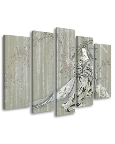 Canvas painting - Japanese geisha oriental | FEEBY