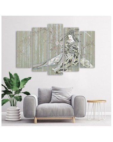 Leinwandbild - Traditioneller japanischer Geisha | Feeby