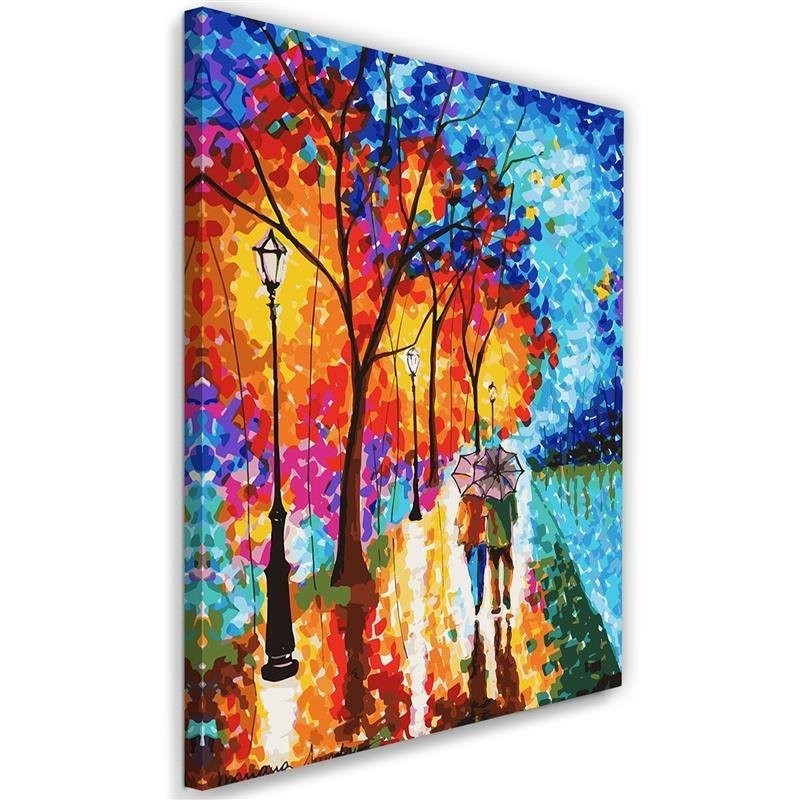 Modernes Wandbild - Herbst Bäume im Park | Feeby