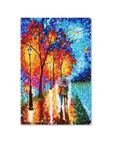 Modernes Wandbild - Herbst Bäume im Park | Feeby