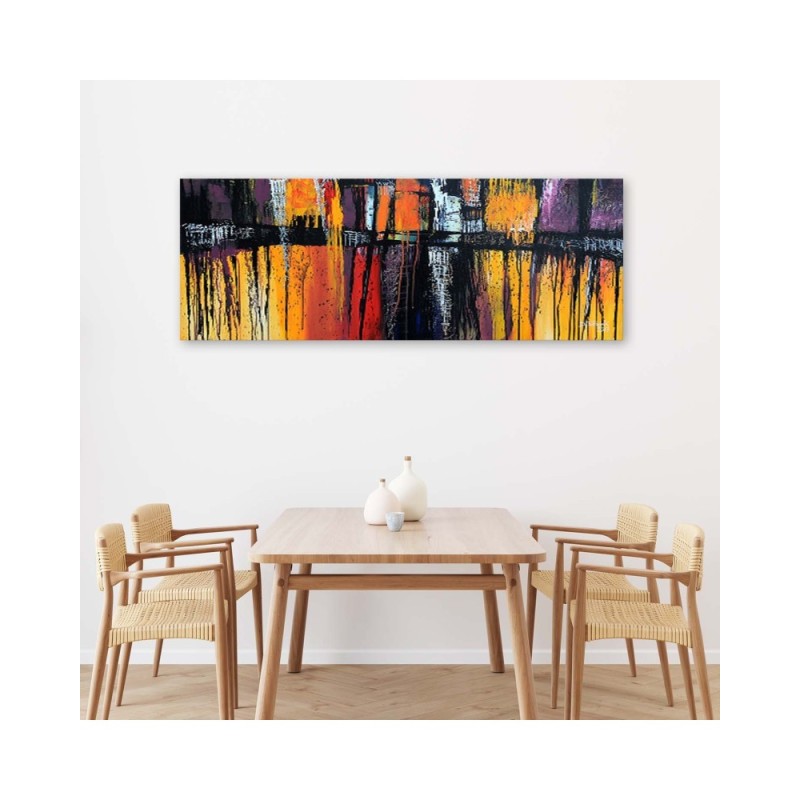 Modernes Wandbild - Bunte Abstrakt | Feeby