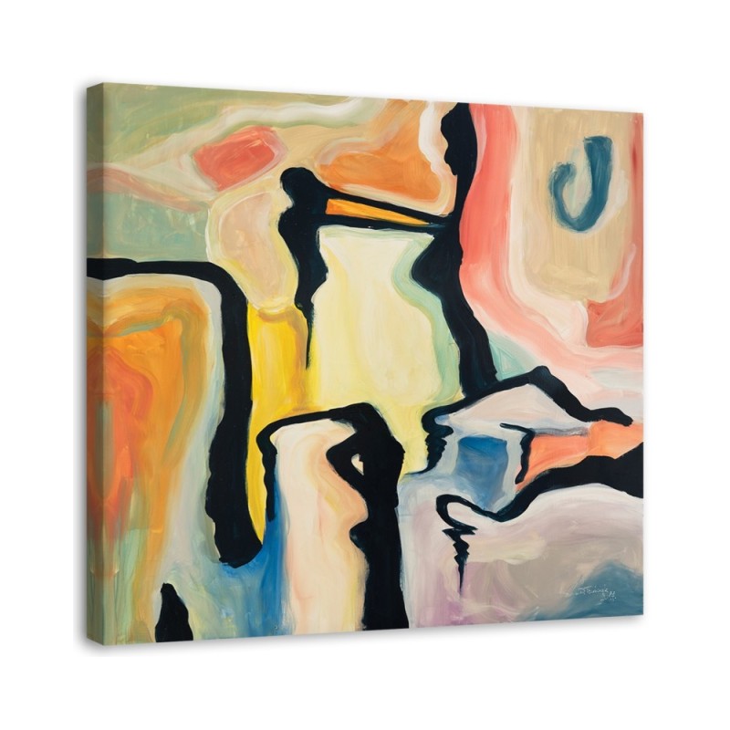 Bild auf Leinwand - Pastell Komposition | Feeby