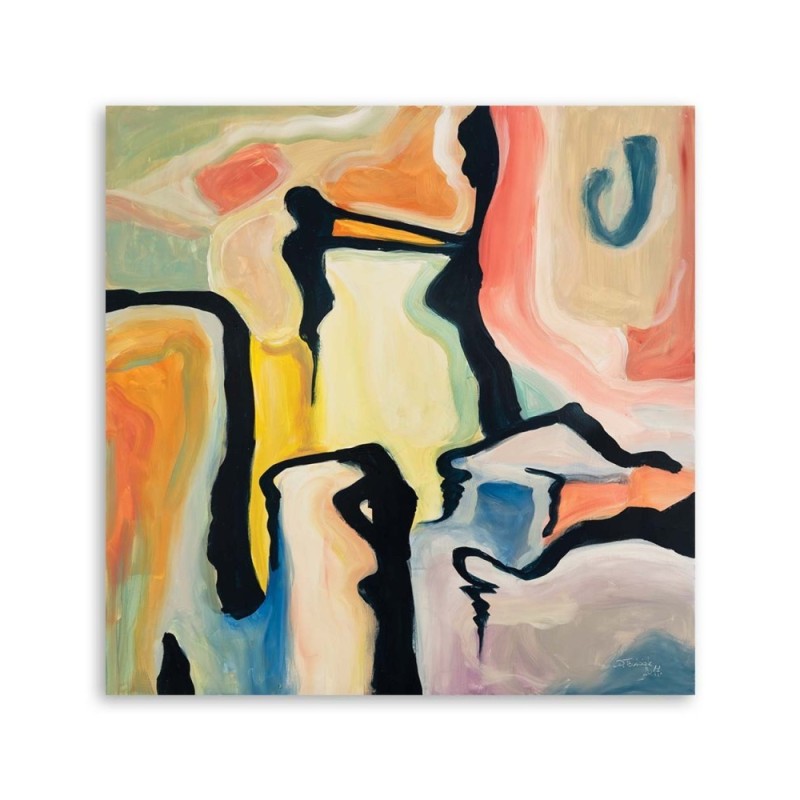 Bild auf Leinwand - Pastell Komposition | Feeby