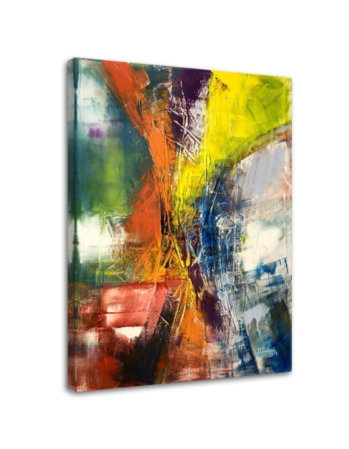 Leinwanddruck - Bunte Abstrakt | Feeby