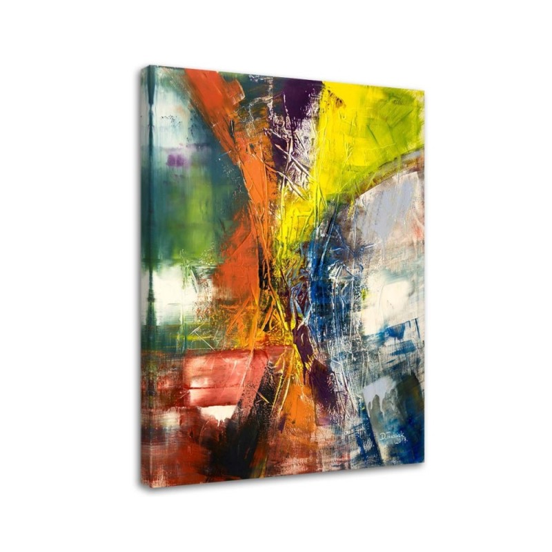 Leinwanddruck - Bunte Abstrakt | Feeby