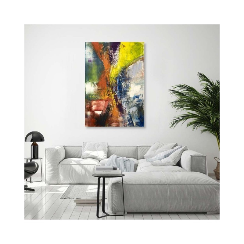 Leinwanddruck - Bunte Abstrakt | Feeby