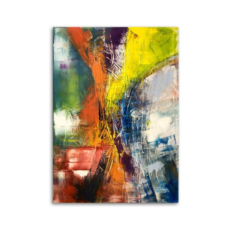 Leinwanddruck - Bunte Abstrakt | Feeby