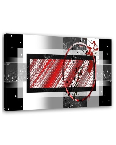 Wall art decoration on canvas - Geometric abstraction | FEEBY