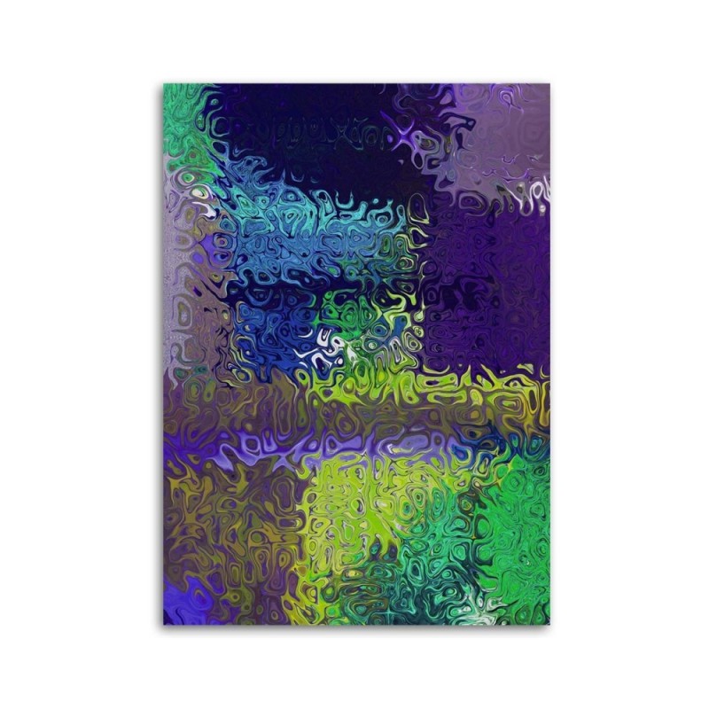 Bild auf Leinwand - Lila Abstraktion | Feeby