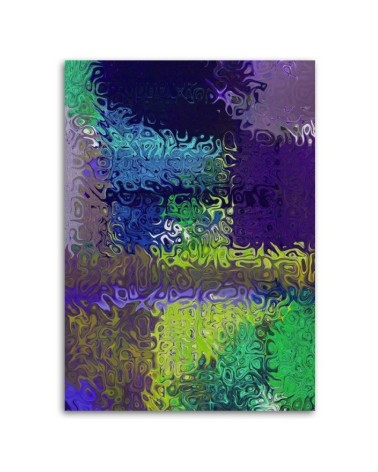 Bild auf Leinwand - Lila Abstraktion | Feeby