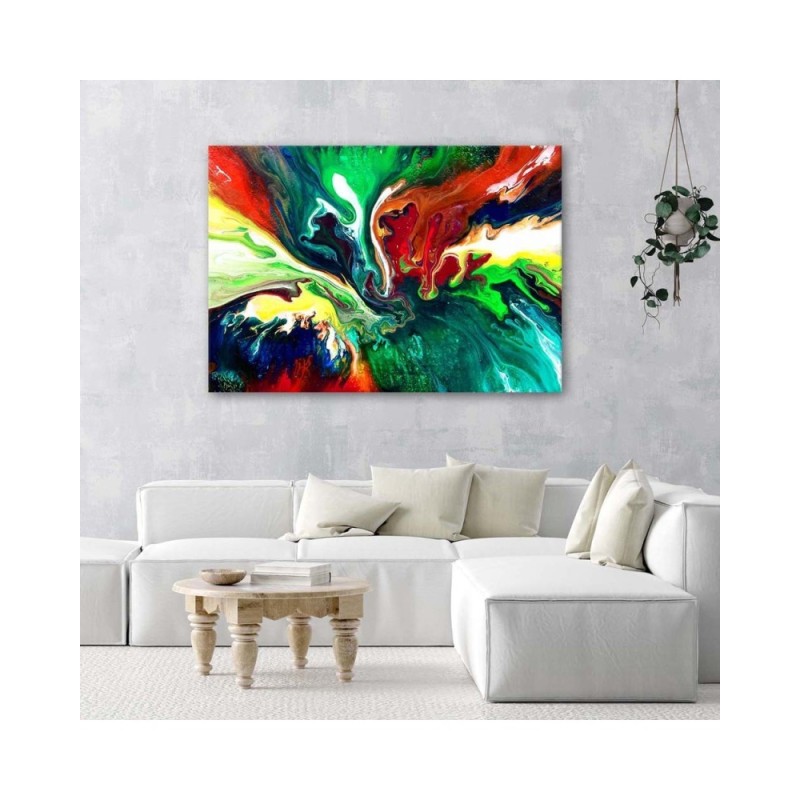 Leinwandbild modern - Flüssige Abstraktion | Feeby