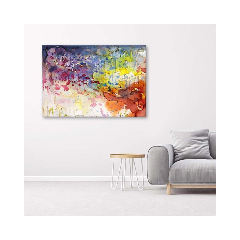 Leinwandbild - Bunte Abstraktion | Feeby