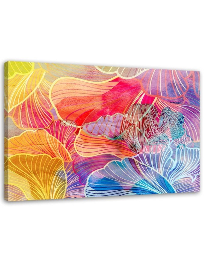 Leinwandbild - Energie der Farben | Feeby