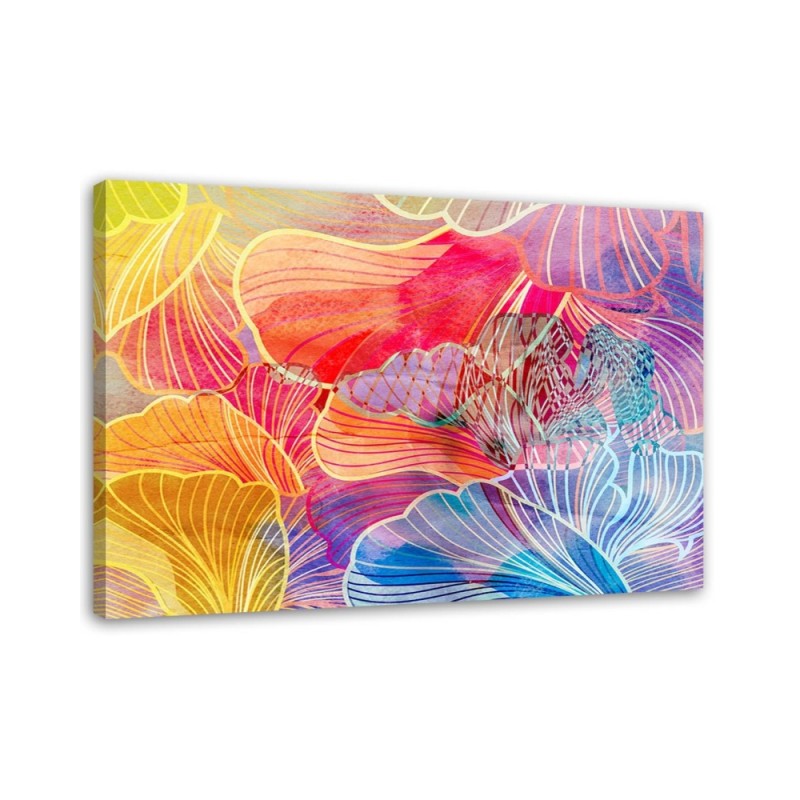 Leinwandbild - Energie der Farben | Feeby