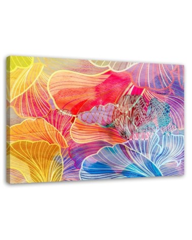 Leinwandbild - Energie der Farben | Feeby