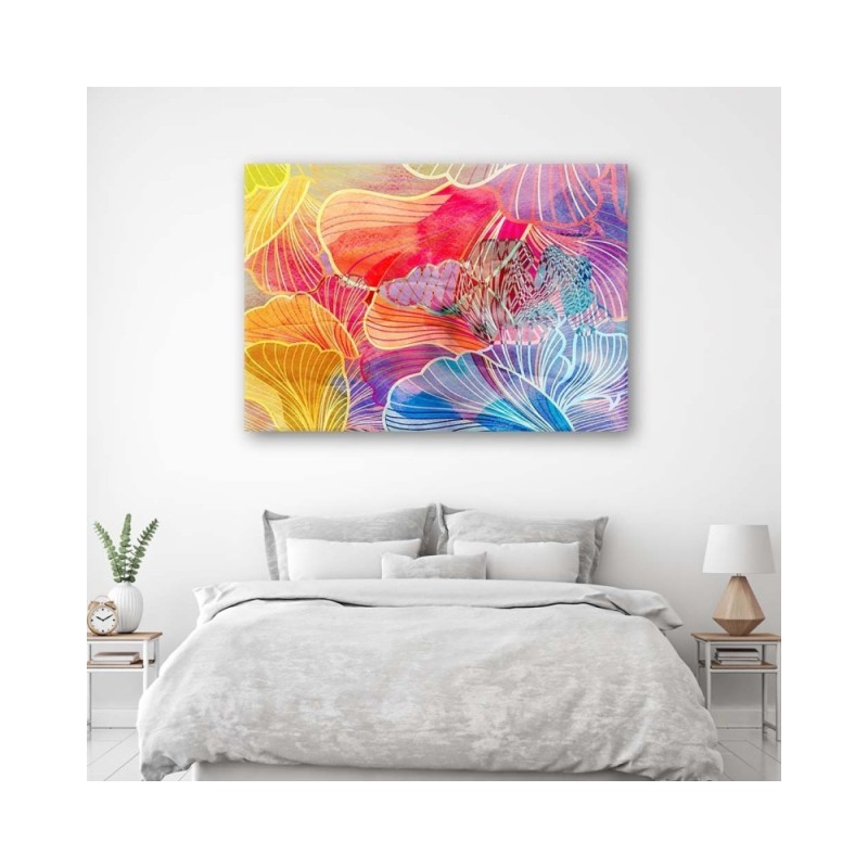 Leinwandbild - Energie der Farben | Feeby