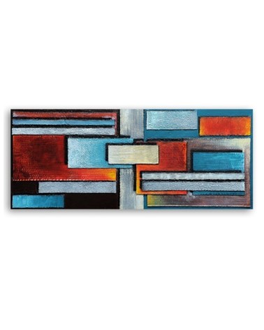 Dekoratives Leinwandbild - Zusammenstellung von Rechtecken | Feeby