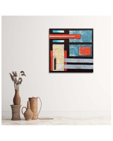 Modernes Wandbild - Komposition mit Schwarz | Feeby