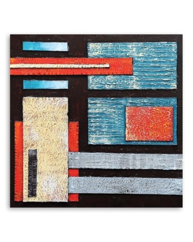 Modernes Wandbild - Komposition mit Schwarz | Feeby