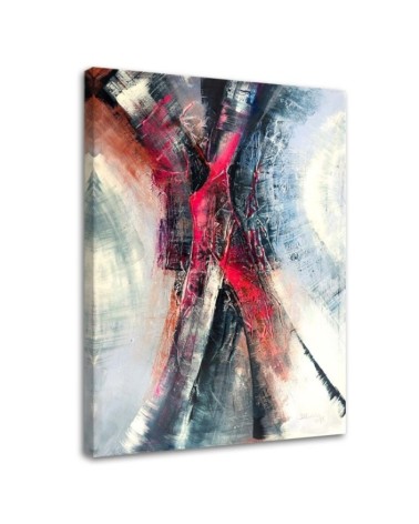 Leinwandbild - Westlich über der Stadt | Feeby