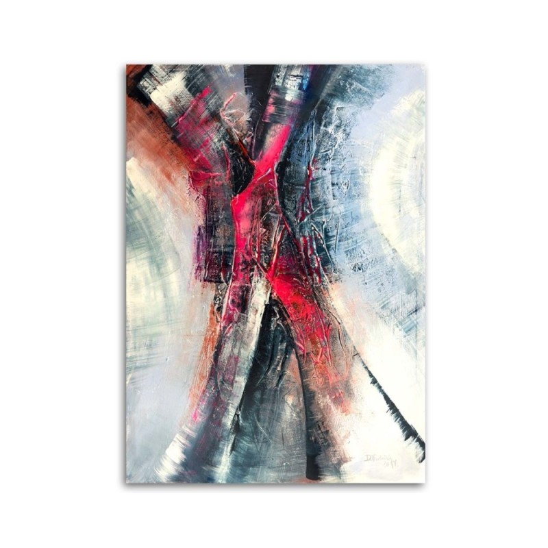 Leinwandbild - Westlich über der Stadt | Feeby