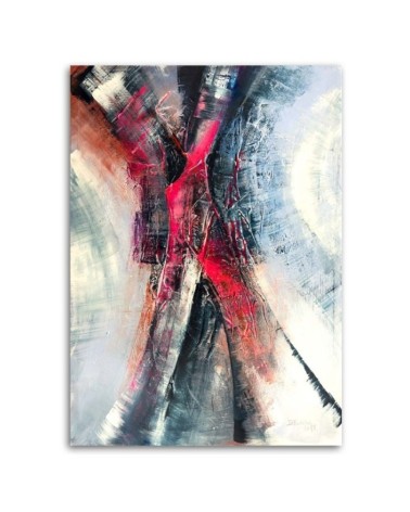 Leinwandbild - Westlich über der Stadt | Feeby