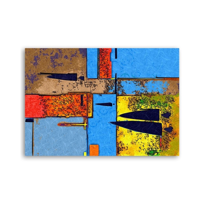 Dekoratives Leinwandbild - Perverse Landschaft | Feeby