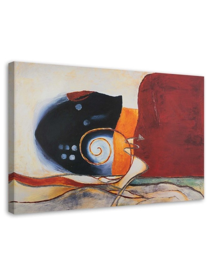 Leinwanddruck - Muschel - Entnahme aus dem Meer | Feeby