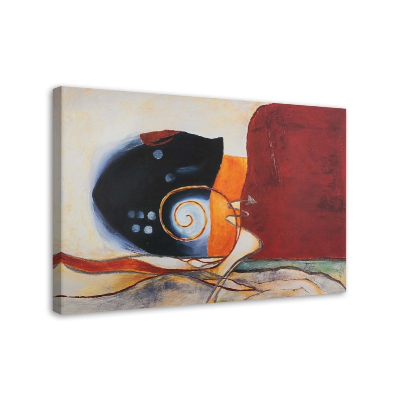 Leinwanddruck - Muschel - Entnahme aus dem Meer | Feeby