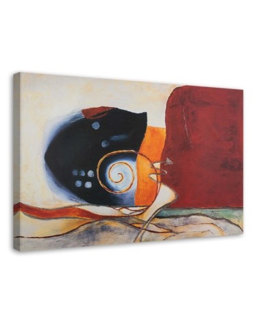 Leinwanddruck - Muschel - Entnahme aus dem Meer | Feeby