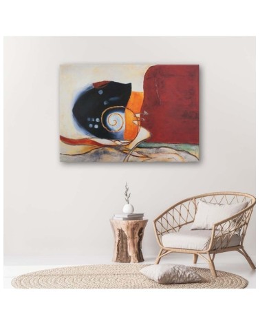 Leinwanddruck - Muschel - Entnahme aus dem Meer | Feeby