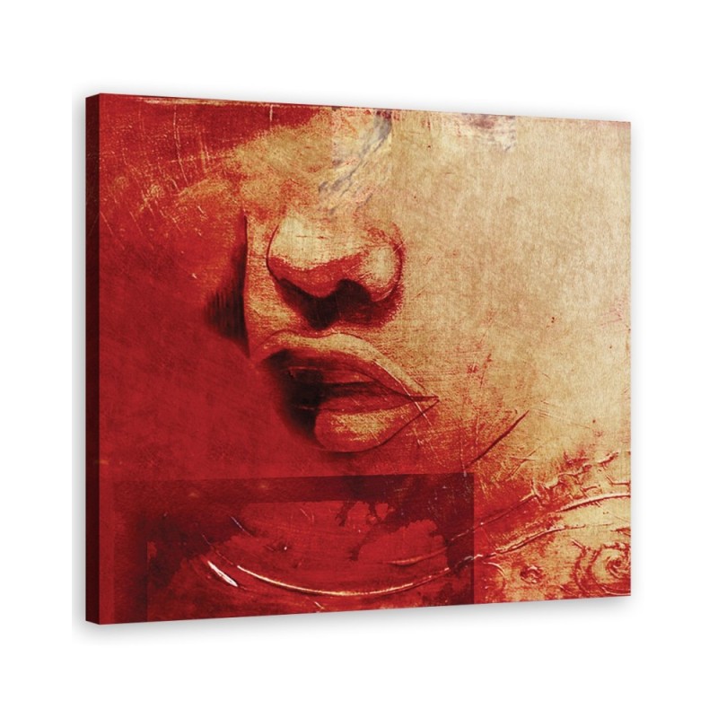 Modernes Wandbild - Menschen - Rot | Feeby