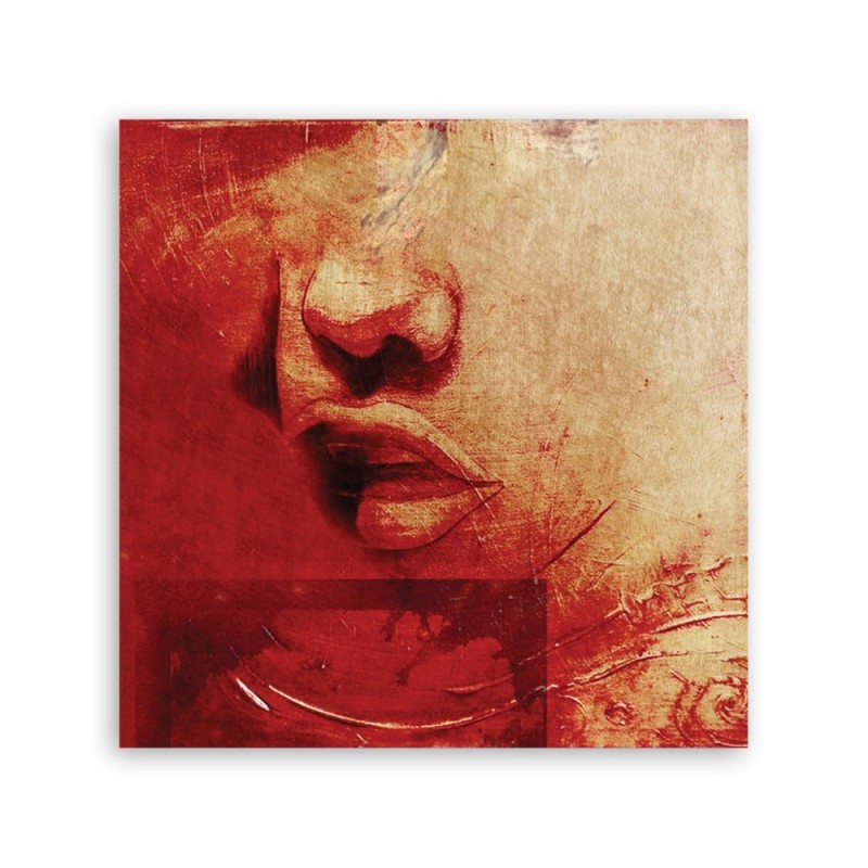 Modernes Wandbild - Menschen - Rot | Feeby