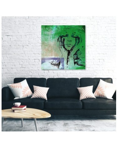 Bild auf Leinwand - Menschen - grün | Feeby