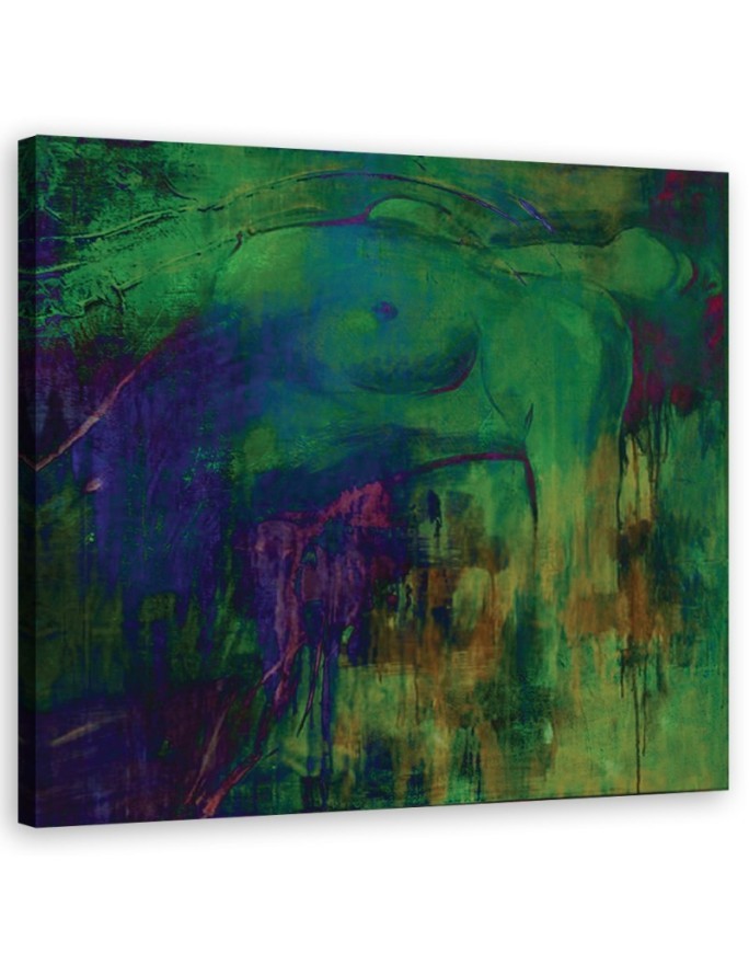 Leinwandbild - Menschen - grün | Feeby