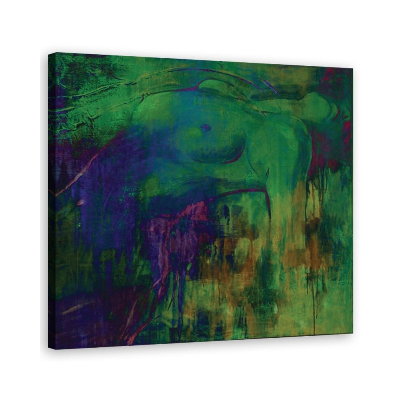 Leinwandbild - Menschen - grün | Feeby