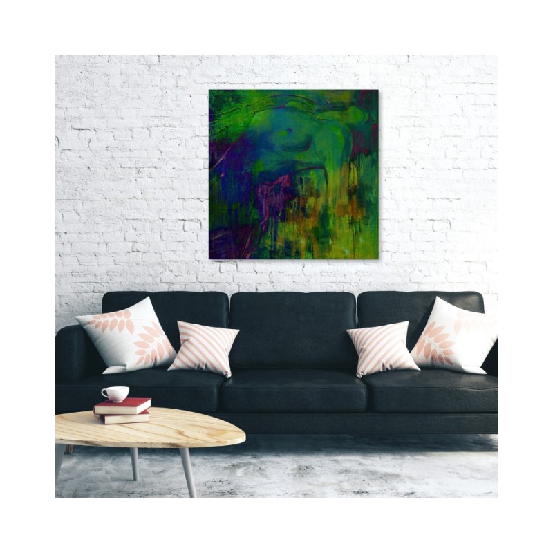 Leinwandbild - Menschen - grün | Feeby