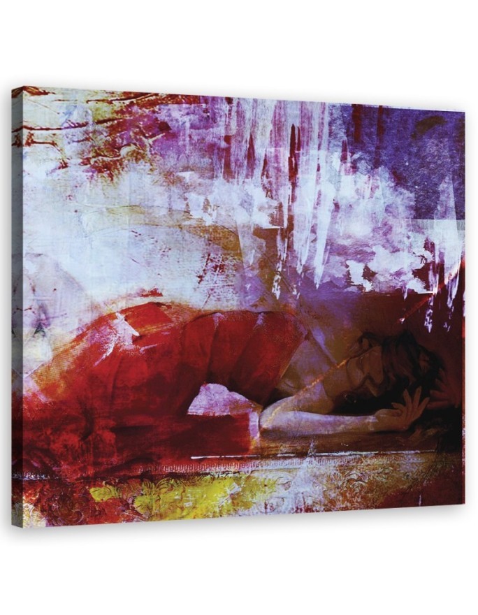 Bild auf Leinwand - Menschen - Rot | Feeby