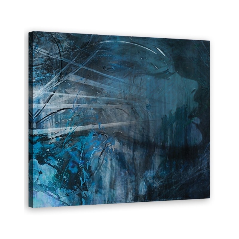 Leinwandbild modern - Menschen - blau | Feeby