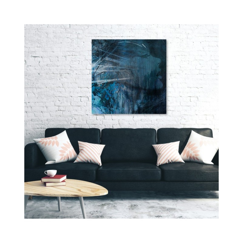 Leinwandbild modern - Menschen - blau | Feeby