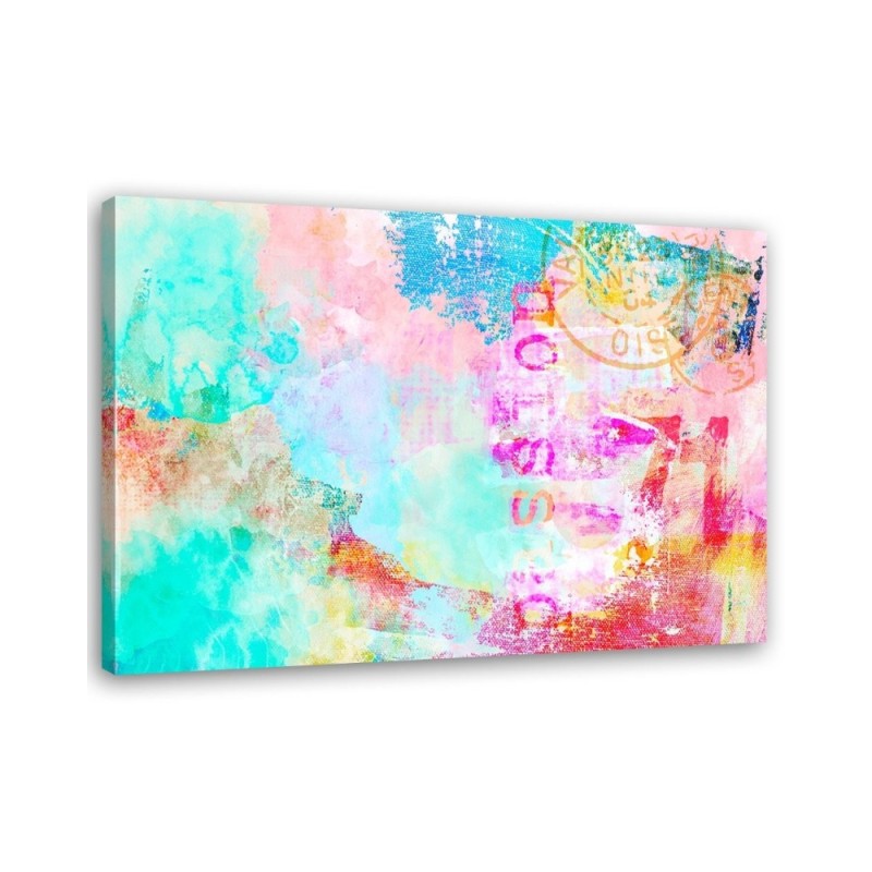 Canvas prints for teenager's room - Abstract colourful lettering Andrea Haase | FEEBY