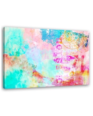 Canvas prints for teenager's room - Abstract colourful lettering Andrea Haase | FEEBY