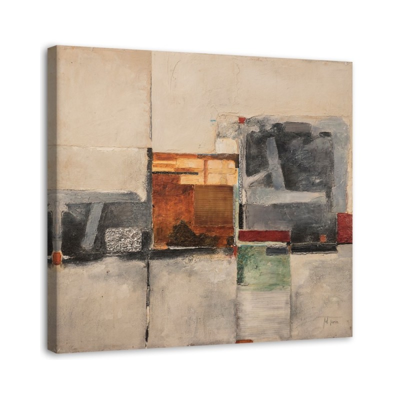 Modernes Wandbild - Abstrakte Zusammensetzung | Feeby