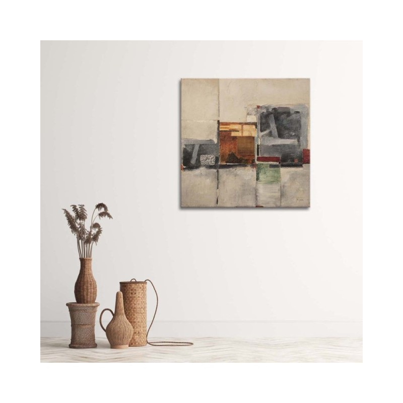Modernes Wandbild - Abstrakte Zusammensetzung | Feeby