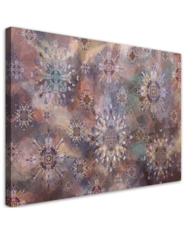 Colourful Canvas paintings for the wall - Mosaic of stars | FEEBY